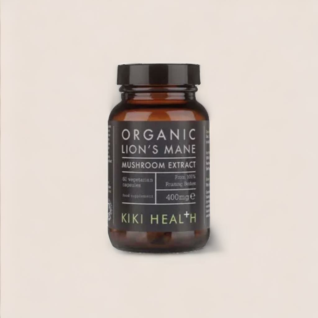Kiki Health Organic Lion's Mane Extract 400mg 60 kapsler
